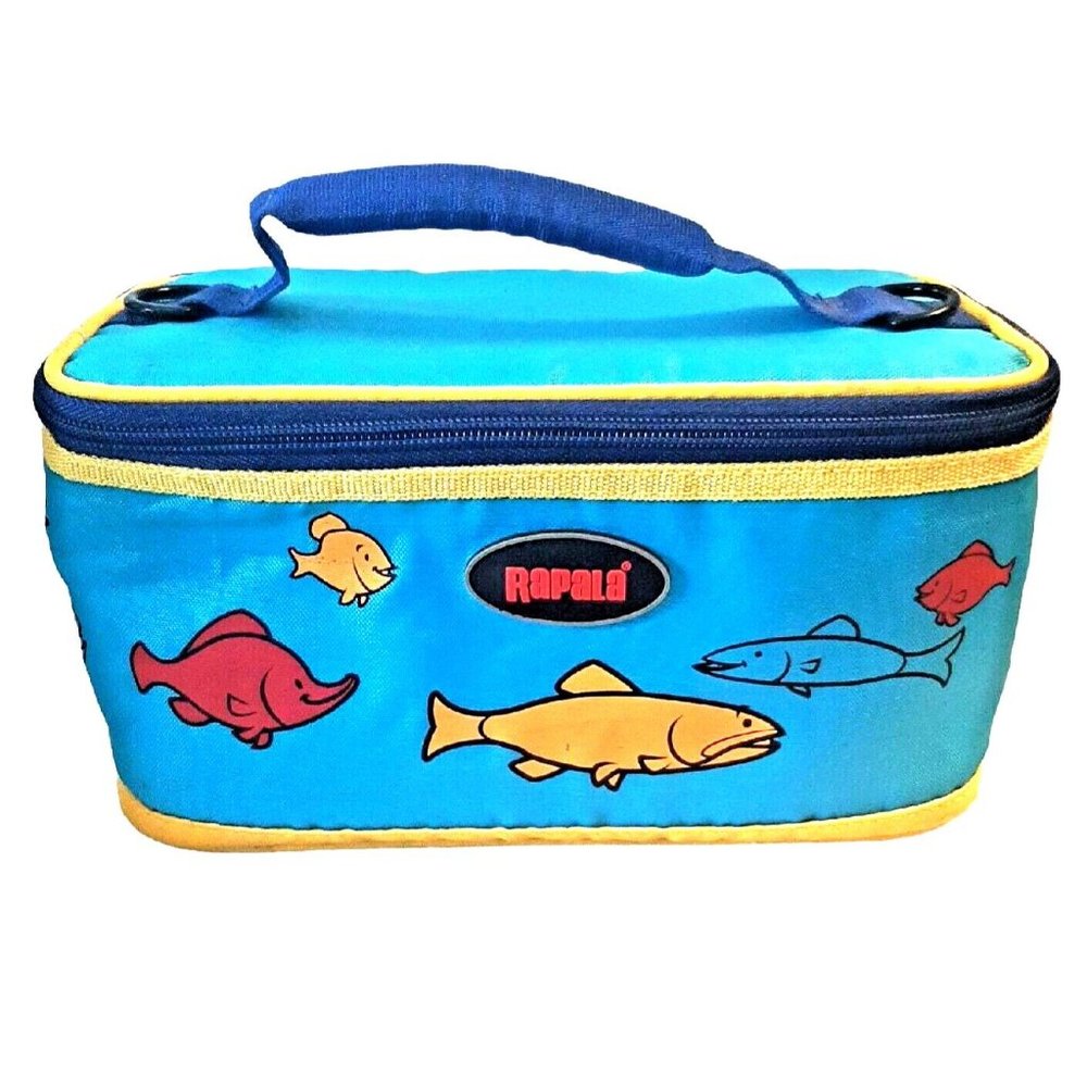 Rapala Kids Fishing Zippered Tackle Bag California Innovation Wipeable Insulated
